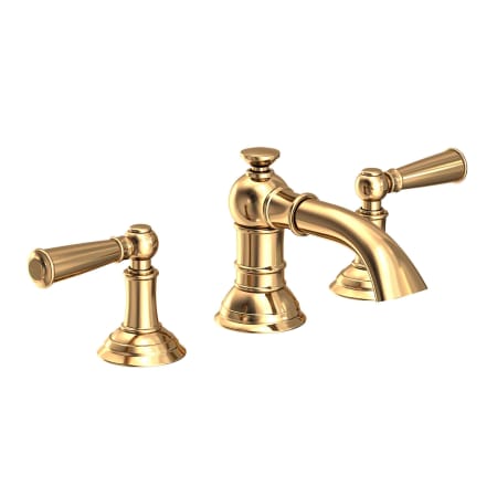 A large image of the Newport Brass 2430 Polished Brass Uncoated (Living)