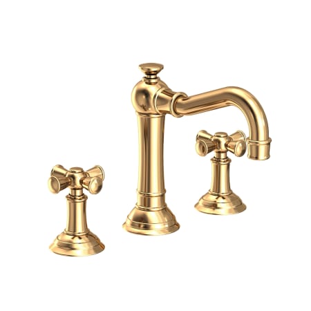 A large image of the Newport Brass 2460 Polished Brass Uncoated (Living)