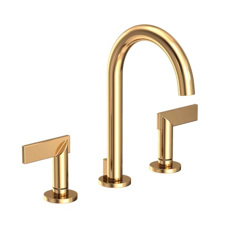 A large image of the Newport Brass 2480 Polished Brass Uncoated (Living)