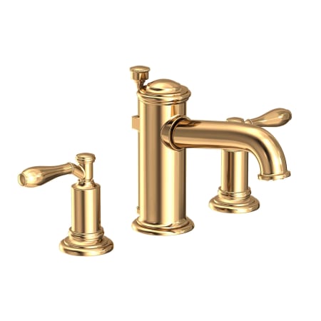 A large image of the Newport Brass 2550 Polished Brass Uncoated (Living)