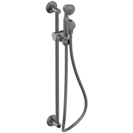 A large image of the Newport Brass 281D Midnight Chrome