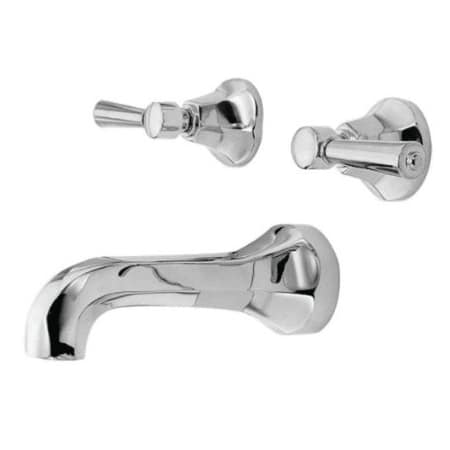 A large image of the Newport Brass 3-1205 Polished Nickel