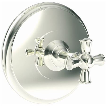 A large image of the Newport Brass 3-2404BP Polished Nickel
