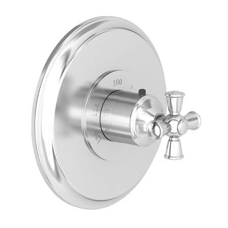 A large image of the Newport Brass 3-2404TR Satin Nickel