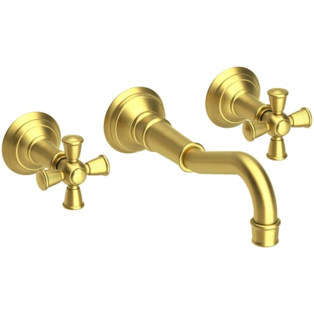 A large image of the Newport Brass 3-2461 Satin Brass (PVD)