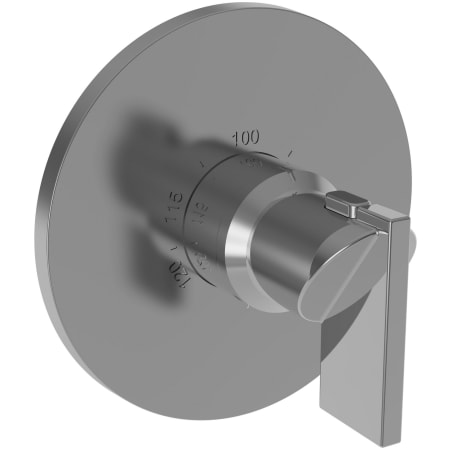 A large image of the Newport Brass 3-2484TR Midnight Chrome