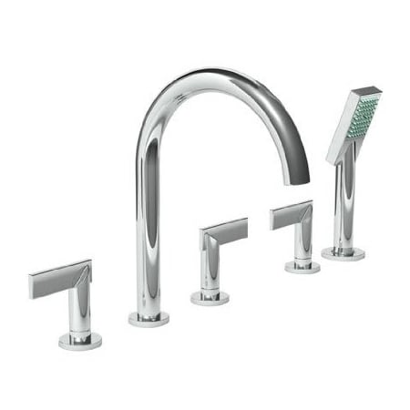 A large image of the Newport Brass 3-2487 Polished Nickel