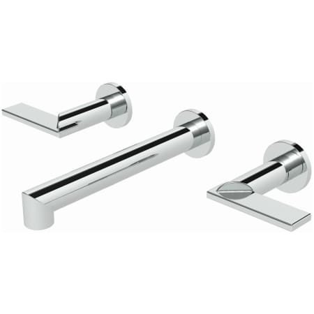 A large image of the Newport Brass 3-2491 Polished Chrome