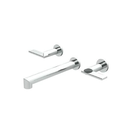 A large image of the Newport Brass 3-2495 Polished Nickel