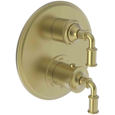 A large image of the Newport Brass 3-2943TR Satin Brass (PVD)