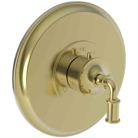 A large image of the Newport Brass 3-2944TR Polished Brass Uncoated (Living)