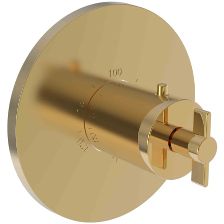 A large image of the Newport Brass 3-3324TR Polished Gold (PVD)