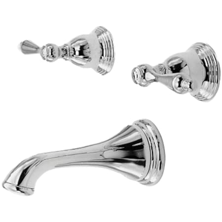 A large image of the Newport Brass 3-855 Polished Chrome