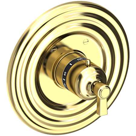 A large image of the Newport Brass 3-914TR Polished Brass Uncoated (Living)