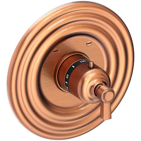 A large image of the Newport Brass 3-914TR Antique Copper