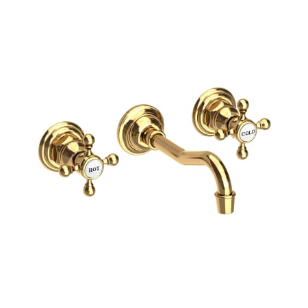 A large image of the Newport Brass 3-9301 Polished Brass Uncoated (Living)