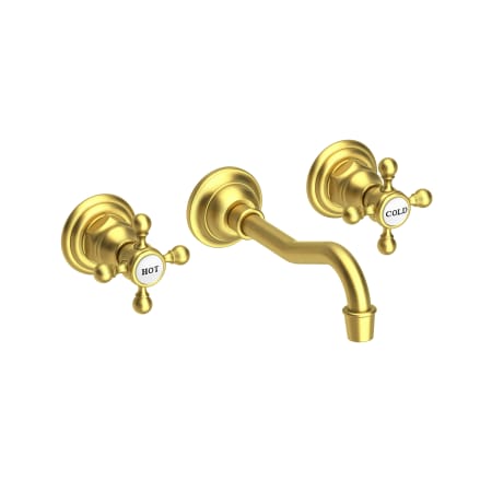 A large image of the Newport Brass 3-9301 Satin Brass (PVD)
