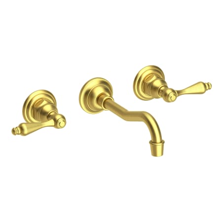 A large image of the Newport Brass 3-9301L Satin Brass (PVD)