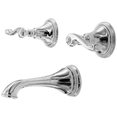 A large image of the Newport Brass 3-985 Polished Chrome