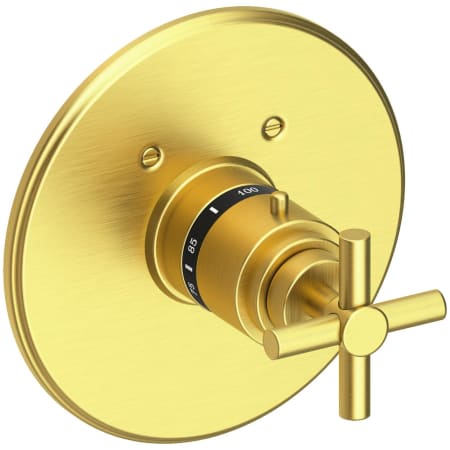 A large image of the Newport Brass 3-994TR Satin Brass (PVD)