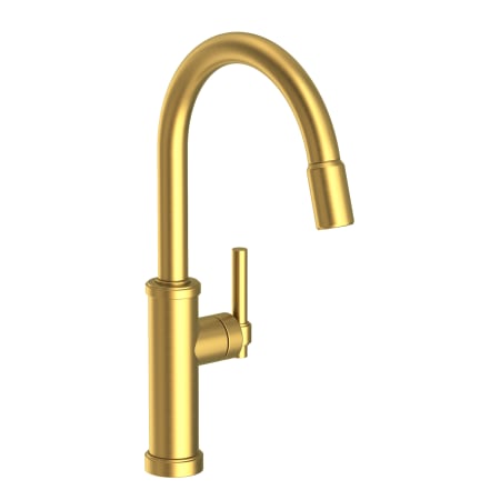 A large image of the Newport Brass 3180-5113 Satin Brass (PVD)