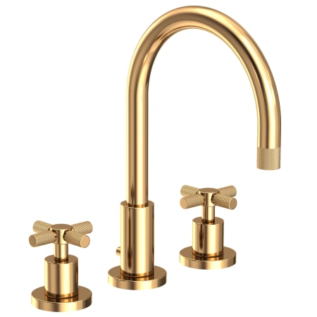 A large image of the Newport Brass 3300 Polished Brass Uncoated (Living)