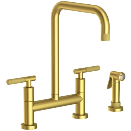 A large image of the Newport Brass 3360-5413 Satin Brass (PVD)