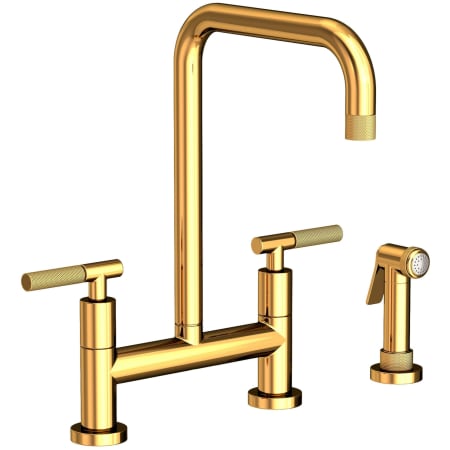 A large image of the Newport Brass 3360-5413 Polished Gold (PVD)