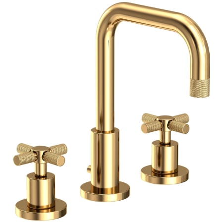 A large image of the Newport Brass 3370 Polished Brass Uncoated (Living)