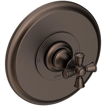 A large image of the Newport Brass 4-2444BP English Bronze
