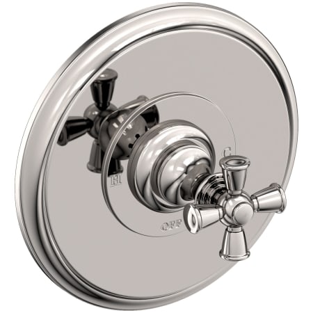 A large image of the Newport Brass 4-2444BP Polished Nickel
