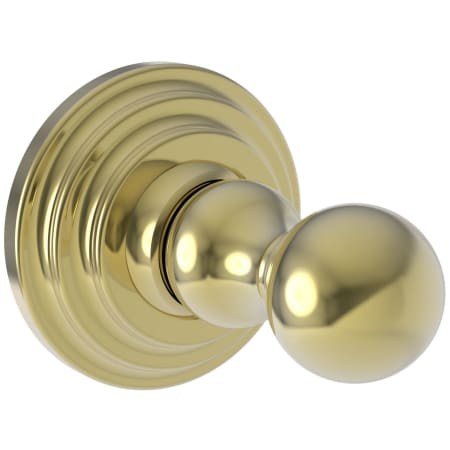 A large image of the Newport Brass 890-1650 Uncoated Polished Brass - Living