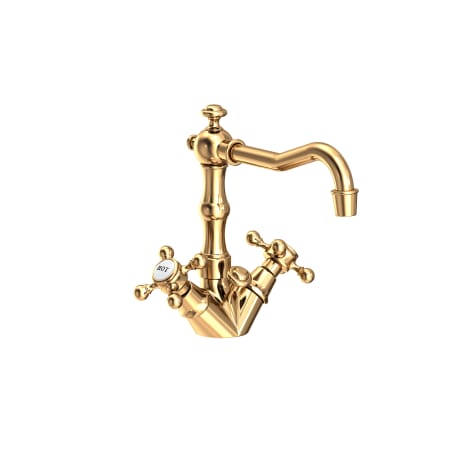 A large image of the Newport Brass 932 Polished Brass Uncoated (Living)