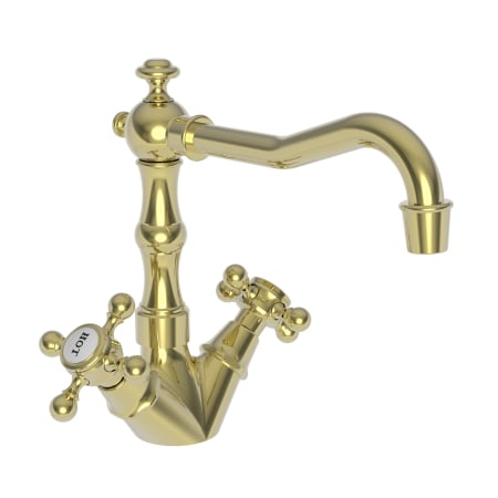 A large image of the Newport Brass 938 Polished Brass Uncoated (Living)