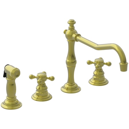 A large image of the Newport Brass 943 Polished Brass Uncoated (Living)