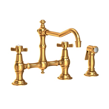 A large image of the Newport Brass 945-1 Aged Brass