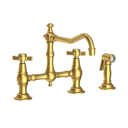 A large image of the Newport Brass 945-1 Satin Brass (PVD)