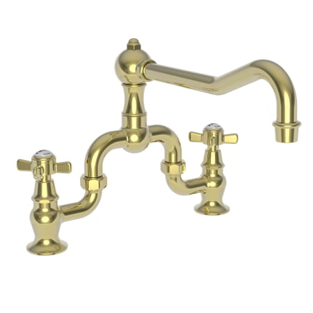 A large image of the Newport Brass 9451 Polished Brass Uncoated (Living)