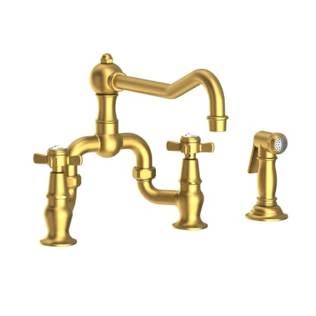 A large image of the Newport Brass 9451-1 Satin Brass (PVD)