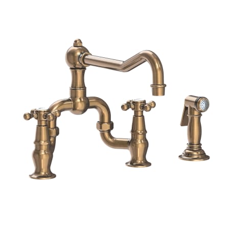 A large image of the Newport Brass 9452-1 Antique Brass