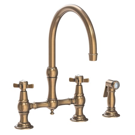 A large image of the Newport Brass 9456 Antique Brass