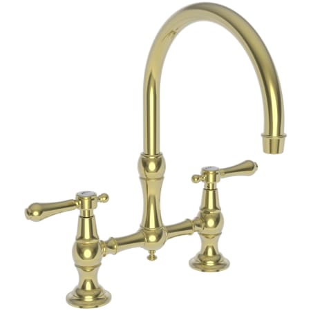 A large image of the Newport Brass 9457 Polished Brass Uncoated (Living)