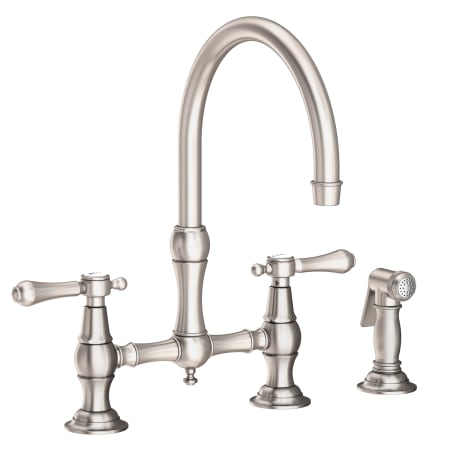 A large image of the Newport Brass 9458 Satin Nickel