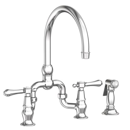 A large image of the Newport Brass 9459 Polished Chrome