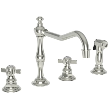 A large image of the Newport Brass 946 Polished Nickel
