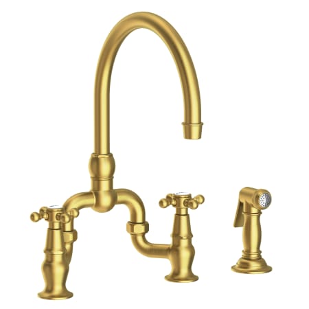 A large image of the Newport Brass 9460 Satin Brass (PVD)
