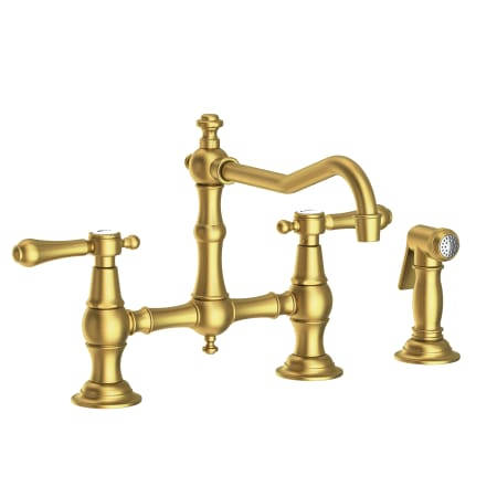 A large image of the Newport Brass 9462 Satin Brass (PVD)