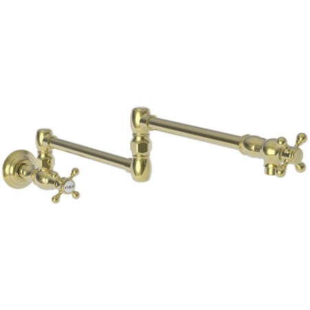A large image of the Newport Brass 9481 Polished Brass Uncoated (Living)