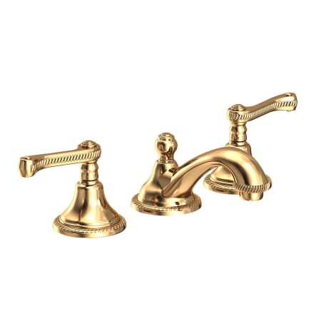 A large image of the Newport Brass 980 Polished Brass Uncoated (Living)