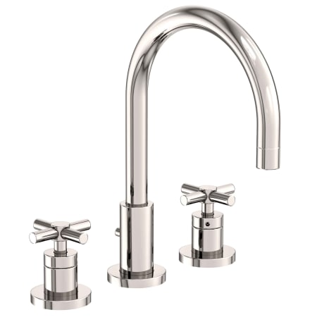A large image of the Newport Brass 990 Polished Nickel